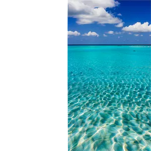 Clear Blue Beach Water Png Gje56 PNG image