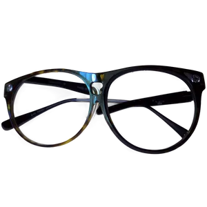 Clear Clip On Glasses PNG 06132024