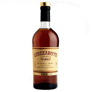 Clear Craft Liquor Bottle PNG Tge47 PNG