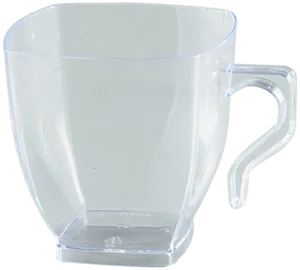 Clear Glass Tea Cup PNG image