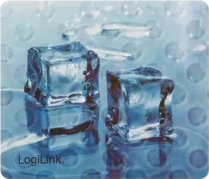 Clear Ice Cubeson Surface PNG image