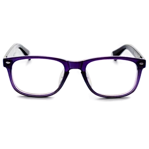 Clear Low Bridge Glasses PNG Rja