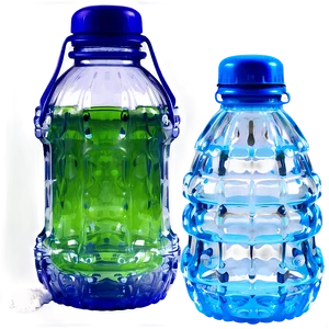 Clear Plastic Water Bottle PNG 05252024