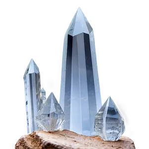 Clear Quartz Crystal Png 64 PNG image