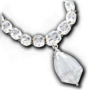 Clear Quartz Necklace Png 28 PNG image