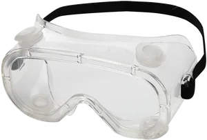 Clear Safety Goggles Product Image PNG
