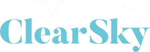 Clear Sky Logowith Paper Plane