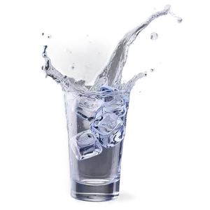 Clear Vodka Splash Png Klq PNG image