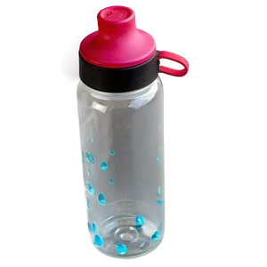 Clear Water Bottle PNG 05042024