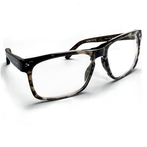 Clear Wide Frame Glasses Png Txh PNG image