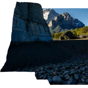 Cliff And Distant Mountains Png Rlh2 PNG image