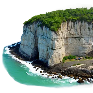 Cliff Overlooking Sea Png Ueg49 PNG image