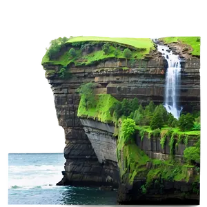 Cliff Overlooking Sea PNG Vur