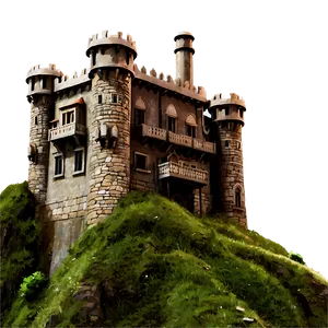 Cliff Side Castle Png 36 PNG image