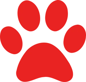 Clifford Paw Print Graphic PNG image