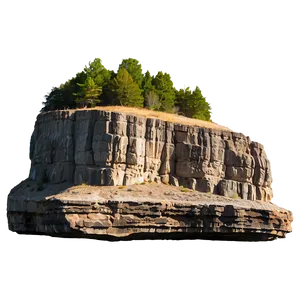 Cliffside Rock Formation PNG Tvh12