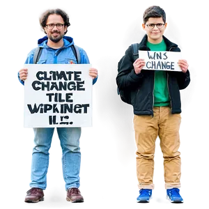 Climate Change Picket Sign Png 60 PNG image