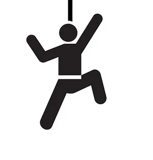 Climbing Silhouette Icon