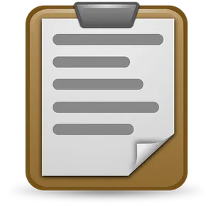 Clipboard Notepad Icon PNG image
