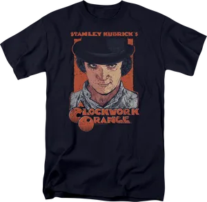 Clockwork Orange Movie Shirt PNG image