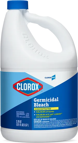 Clorox Germicidal Bleach Bottle PNG image