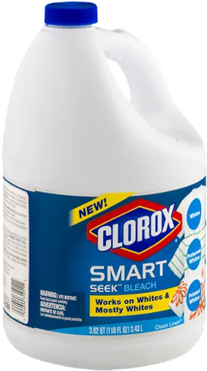 Clorox Smart Seek Bleach Bottle PNG image