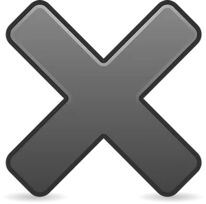 Close Icon Black Background PNG image