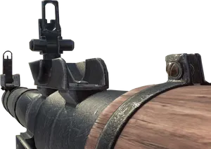 Close Up Grenade Launcher Sight PNG image