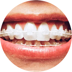 Close Up Smile With Braces.jpg PNG image