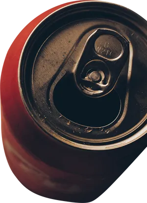 Close Up Soda Can Top PNG image