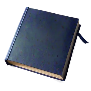 Closed Book On White Background PNG Ikc