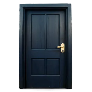 Closed Door In Dark PNG Kmv