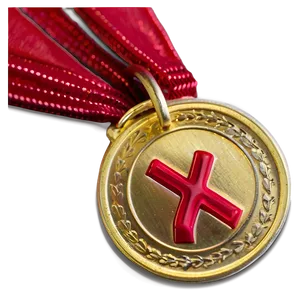 Closed Red X Token PNG 12