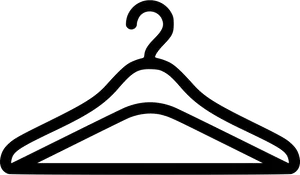 Clothes Hanger Outline PNG