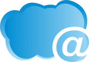 Cloud At Symbol Graphic PNG image