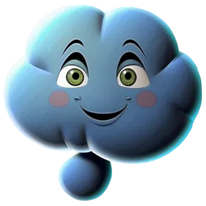 Cloud Cartoon Character Png 06122024 PNG image