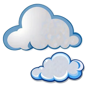 Cloud Cartoon Clipart PNG 40