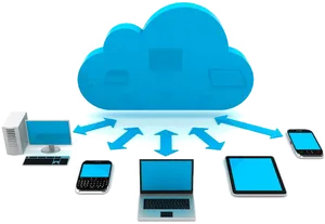 Cloud Computing Connectivity Concept PNG