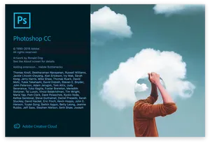 Cloud Editing Photoshop C C Splash Screen PNG image