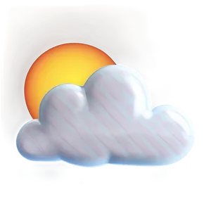 Cloud Emoji PNG 29