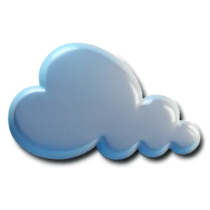 Cloud Emoji Png 6 PNG image