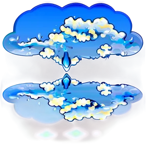Cloud Reflection Water PNG Gxp41