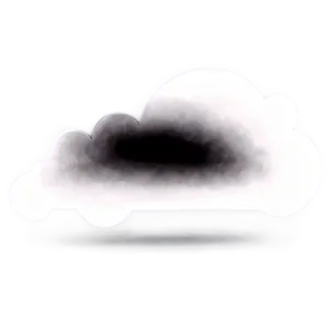 Cloud Silhouette PNG Jsg