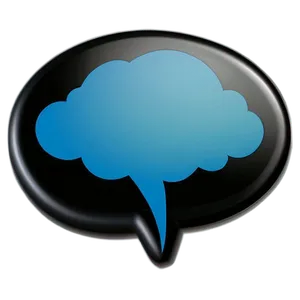 Cloud Speech Bubble Emoji PNG 54 PNG