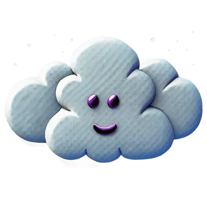 Cloud Thinking Emoji PNG Shr PNG