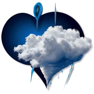 Cloud With Heart PNG Mmv PNG
