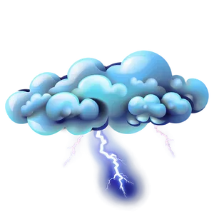 Cloud With Lightning Clipart PNG 71 PNG