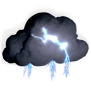 Cloud With Lightning PNG 94