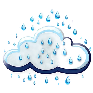 Cloud With Rain Clipart PNG 05252024