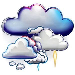 Cloud With Silver Lining PNG Gdq